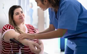 Image of an HCP administering
